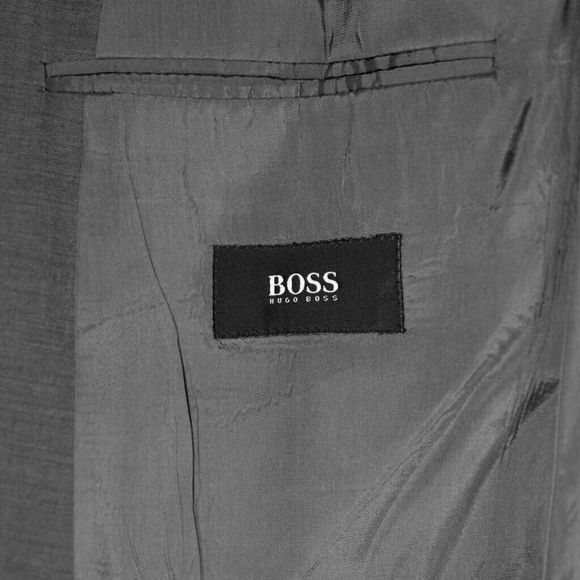 Hugo Boss Mens Blazer Gray 100% Wool 3 Button Lined Suit Jacket Sport Coat 42R - Picture 3 of 8